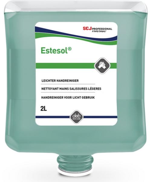 Estesol® ist eine Handreinigungslotion zur Entfernung industrieller Stäube und Verschmutzungen. Leicht parfümiert.